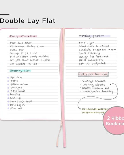 &And Per Se Lined Journal Notebook, 160 Pages, A5 5.7 x 8 inches College Ruled Thick Paper Notebook Journals for Writing, Hardcover Notebooks for Women Men Office School (Black)