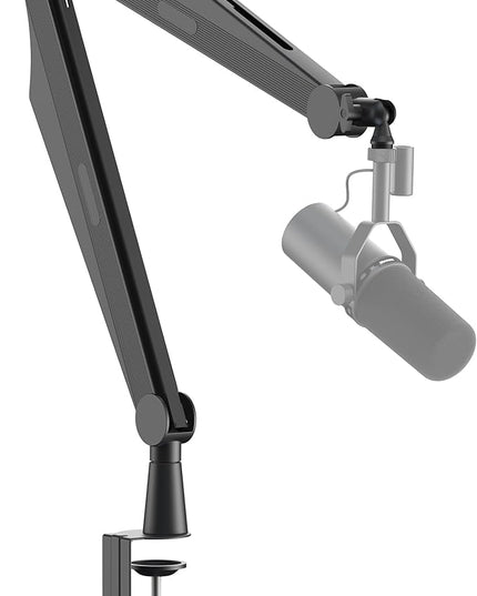IXTECH Microphone Boom Arm Mic Arm for Blue Yeti Shure Sm7b Hyperx QuadCast Rode At2020 and Fifine Mic Stand for Gaming Podcasting and Streaming CAPTAIN Model