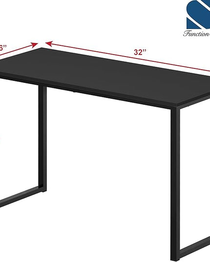 SHW Mission 32-Inch Home Office Computer Desk, Black