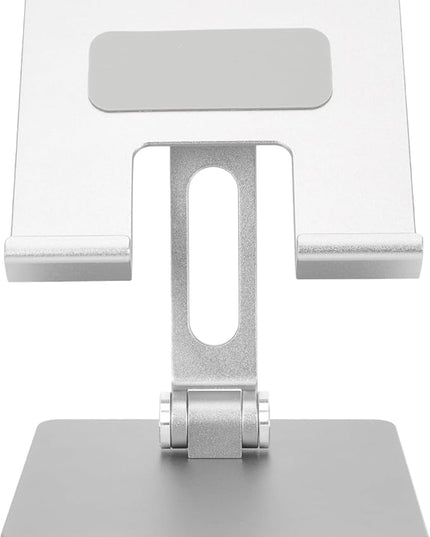 BESPORTBLE Aluminum Alloy Folding Laptop and Tablet Stand Portable Foldable Holder for Desk Use Compatible with Ipad and Notebooks Silver Gray
