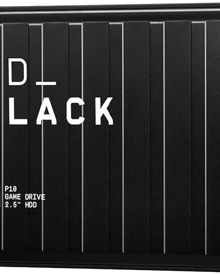 WD_BLACK 5TB P10 Game Drive, Portable External Hard Drive, Works with Playstation, Xbox, & PC - WDBA3A0050BBK-WESN