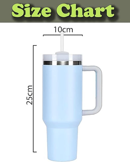 H&F Clicks Insulated Tumbler, Stainless Steel Tumbler with Leakproof Lid for Water, Coffee or Iced Tea. Cup Holder Compatible for Travel, BPA-Free Water Bottle, Vacuum Insulated Tumbler.