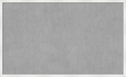 Amanti Art White Framed Magnetic Board 25x41 Large Vision Board for use with Magnets, 100% Metal Sheet to Display Items as Office Decor or for Home Organization in mudroom, Kitchen or Kids Room