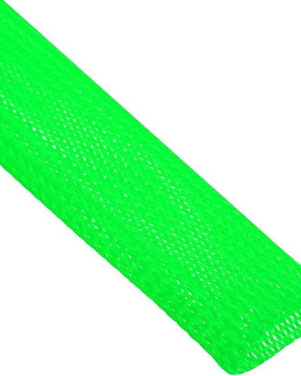 uxcell Expandable Sleeving, 1 1/4-inch 25ft Cable Sleeve, Green