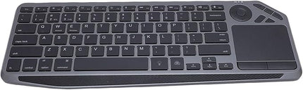 Qudinip Wireless Touch Keyboard, Multi Device Connection 2.4G Dual Mode with 7 Color Backlight Touchpad Multimedia Hotkey, for Laptop Tablet