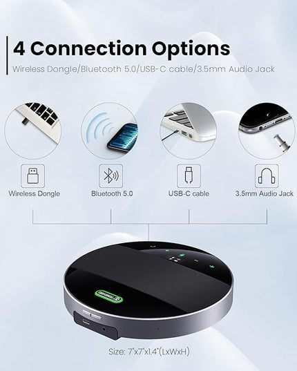 20x Zoom Conference Room Camera System TONGVEO All-in-1 Video and Audio Conferencing System 20X Optical Zoom USB3.0 HDMI PTZ Camera and Conference speaker with microphone Bundle for large Meeting Room