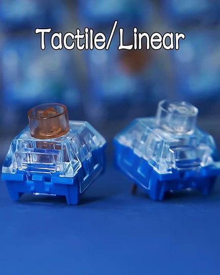 DRAOZA Kailh Box Islet Silent Switch,Linear Switch for Mechanical Keyboard（Linear Silent Kailh Islet 108pcs）