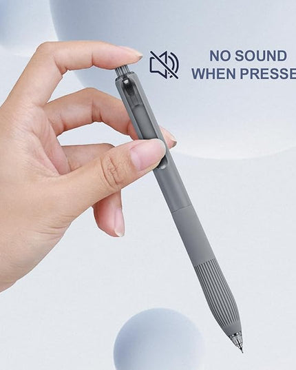 Linbsunne Gel Pens Black Ink Pens for Office 0.5mm Fine Point Pens Smooth Writing Retractable Work Pen (18-count)