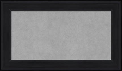 Amanti Art Black Framed Magnetic Board 17x29 Small Vision Board for use with Magnets, 100% Metal Sheet to Display Items as Office Decor or for Home Organization in mudroom, Kitchen or Kids Room