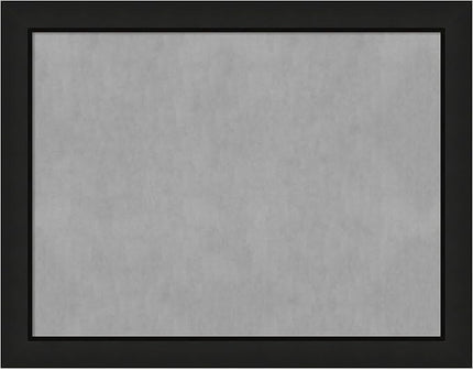 Amanti Art Black Framed Magnetic Board 21x27 Medium Vision Board for use with Magnets, 100% Metal Sheet to Display Items as Office Decor or for Home Organization in mudroom, Kitchen or Kids Room