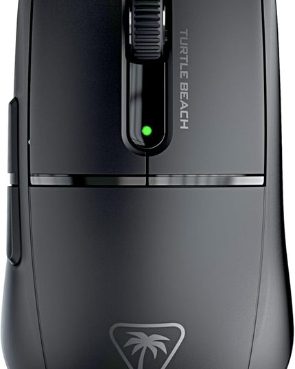 Turtle Beach Burst II Air Wireless Gaming Mouse - 47g Ultra Lightweight, Optical Switches, 26000 DPI Optical Sensor, 120-hour Rechargeable Battery, Symmetrical Design, Bluetooth, USB-C Cable – Black