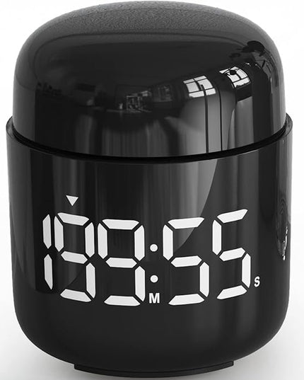 Digital Kitchen Timer,Countdown Countup Timer with Large LED Display Volume Adjustment,Timer for Cooking, Classroom Time for Kids and Teachers. (Black)