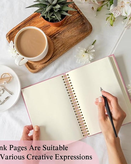 XQLZY This too Shall Pass Inspirational Pink Spiral Notebook - 160 Blank Pages Journal, Encouragement Gifts for Sisters BFF, Friendship Gifts Between Women, Sympathy Gifts for Coworkers Friends