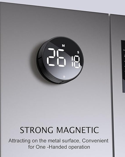 BlueSnail Kitchen Timer with LED Digital Display Smart Efficana for Home Classroom Gym Office, Volume and Brightness Adjustable Productivity Timer