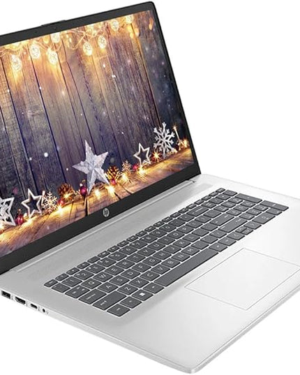 HP 17.3" Touchscreen Laptop Computer, 32GB RAM 1.5TB Storage (1TB SSD+512GB Docking Station Set), 6-Cores AMD Ryzen 5, Windows 11, PLUSERA Earphones