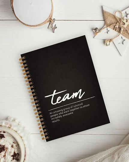 hold fizz Meeting Notebook for Work, Employee Appreciation Gifts, Team Gifts for Employees, Thank You Gifts for Women Men Leader Boss Mentor Manager Coworkers Going Away Retirement, 5.5"x8.3"