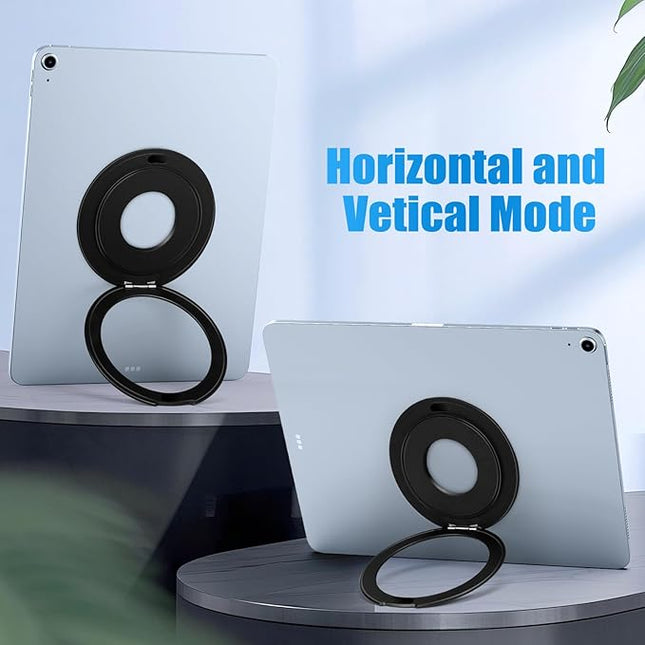 Universal Tablet Mount Holder Stand for iPad - 360° Rotating Tablet Ring Holder Handle Bracket Mount Hand Grip for iPad, Pro, Air, Mini, Galaxy Tab, Fire, Kindle, E-Book Compatible to MagSafe Stand
