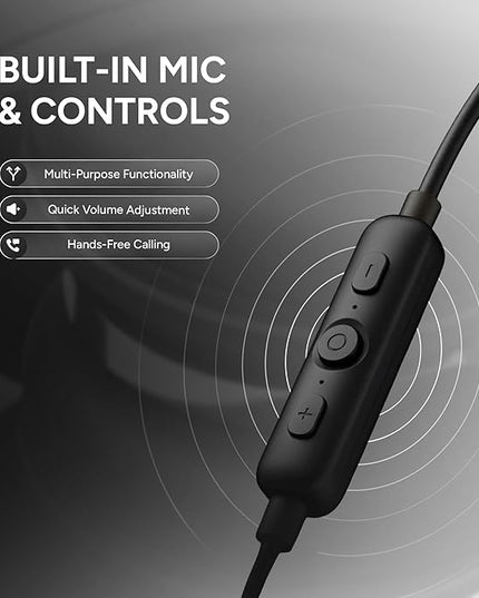 ARTIX CL750 Over Ear Headphones Wired with Mic & Volume Control, Audio with 100% Noise Cancelling Computer Wired, Plug in for Laptop, Dj Corded Studio Headphones