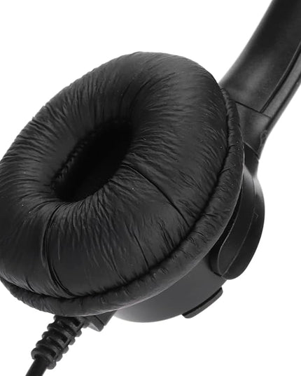 SparkFeng RJ9 Telephone Headset, Professional Call Center Headset with Noise Reduction Microphone, Wired Office Headset for Customer Service, Lightweight Comfortable Earphones with Adjustabl
