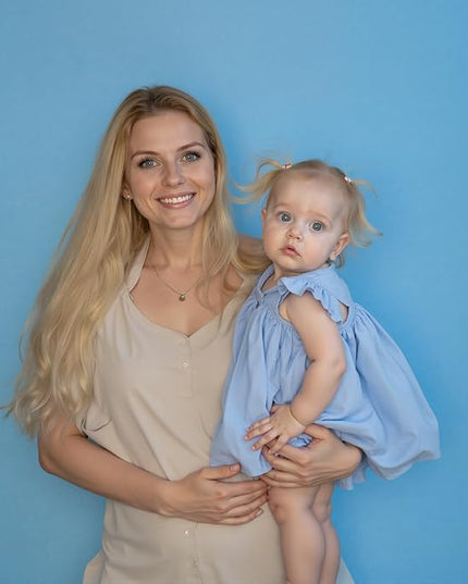 Kate Seamless Paper Backdrop for Photography Blue Seamless Backdrop Paper (86''x32.8' Lite Blue)