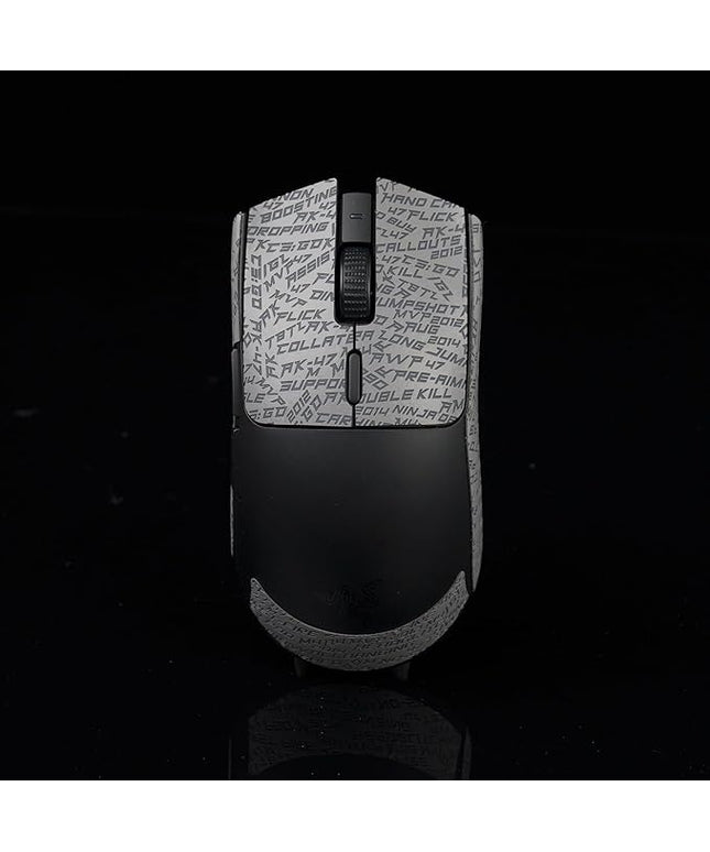 Gamer Mouse Grip Tape Sticker for Razer Viper V3 Non Slip Suck Sweat Pre Cut Easy Install PC Gaming CS Gray