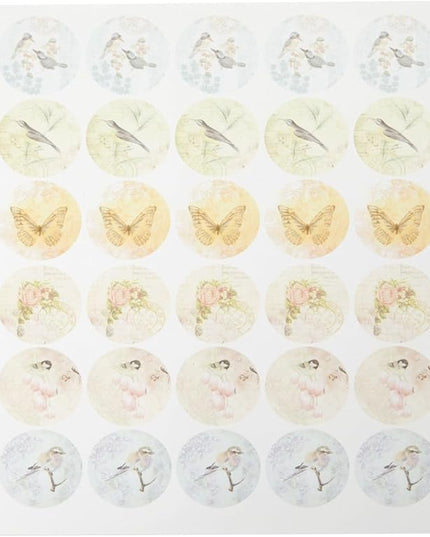 Paper Junkie Vintage Floral Letter Paper & Envelopes Set - 7.25 x 10.25 in, Multicolor - 60 Sheets & 30 Envelopes - Printer-Friendly Vintage Stationery Paper