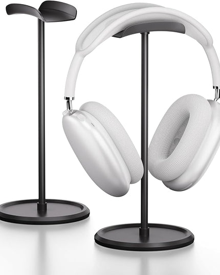 NQQNQQ Headphone Stand【1PACK】 Headphone Holder with Storage Tray Compatible for Max Pro, Beats, Bose and Most Gaming Headphones. 【No Tools Required】 YO-2 (Black)