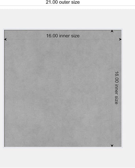 Amanti Art White Framed Magnetic Board 21x21 Small Vision Board for use with Magnets, 100% Metal Sheet to Display Items as Office Decor or for Home Organization in mudroom, Kitchen or Kids Room