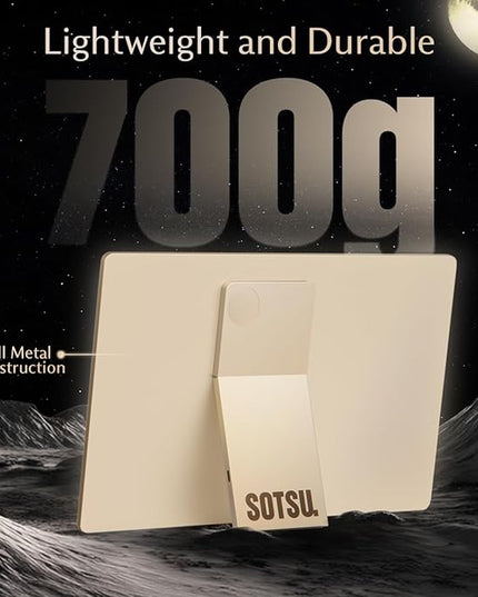 SOTSU FlipAction Go 14" Premium Portable Monitor SFA14PMML | Robust but Lightweight | Tempered Glass Cover | 1080p | 400 Nits | 100% sRGB | 5W | Super Versatile | USB C or Mini HDMI