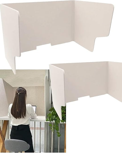 Acoustic Desk Divider Portable Soundproof Partition 2Pack Foldable Privacy Panels for Desks Ideal Office Classroom School Use Customizable Noise Reduction