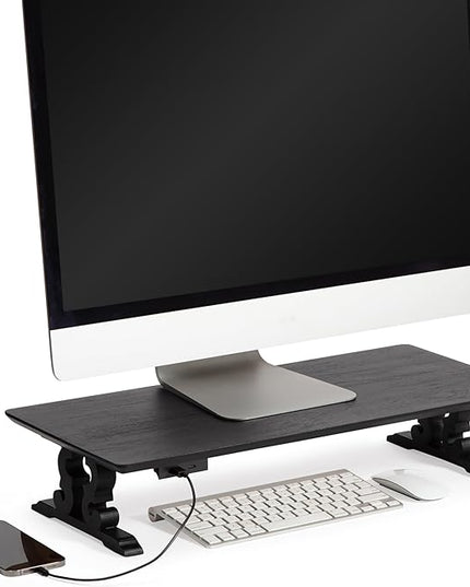 Anji Mountain Monitor Stand - Desktop Organizer & Laptop Riser, Ergonomic Monitor Riser, Space-Saving Monitor Stand for Desk, Durable Construction, Easy Assembly, Ideal for Home & Office