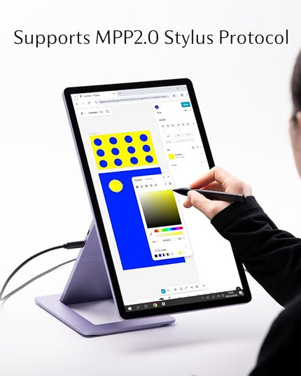 SOTSU FlipAction Touch 14" Premium Portable Monitor SFA14TCLL | FHD IPS Pivoting Dual Laptop Screen | Touchscreen for Cellphone, Gaming, and Travel | PC, Chrome, Android, DeX Compatible