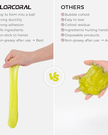 ColorCoral 2Pack Keyboard Cleaning Gel Set Universal Dust Cleaner for PC Keyboard Cleaning Car Detailing Slime Laptop Dusting Home and Office Electronics Cleaning Kit Computer Cleaning Slime