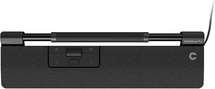 Contour RollerMouse Pro Ergonomic Central Rollerbar Design for Neck, Shoulder & Wrist Pain Relief, 6 Programmable Buttons, 600-2800 DPI, Productivity Plug & Play Mac & PC - Wired - Slim