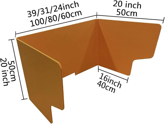 Acoustic Desk Divider Portable Soundproof Partition 2Pack Foldable Privacy Panels for School Classroom OfficeCustomizable Shield Solutions