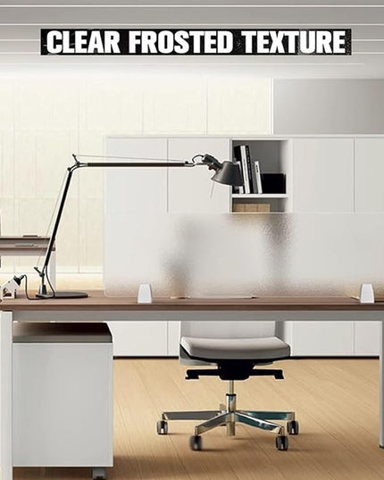 Privacy Dividers for Student Desks| Acrylic Free Standing Office Partitions| Desk Privacy Panel for Table Standing Sound Proof Desktop Office Classroom(60X40CM/23.6X15.7IN)