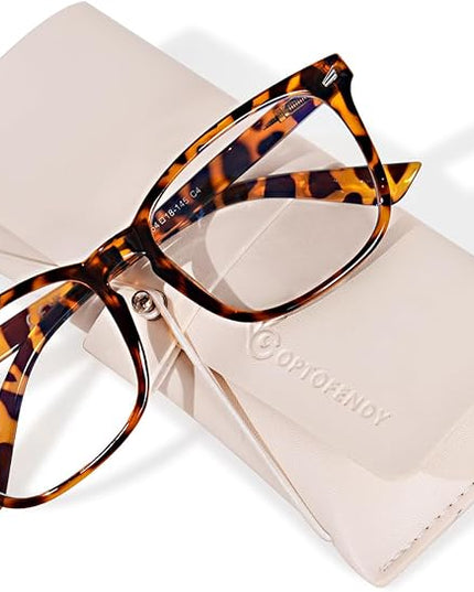 OPTOFENDY Blue Light Blocking Glasses Women Men, Computer Eyeglasses Anti Blue Light Glasses with Anti Eyestrain & UV