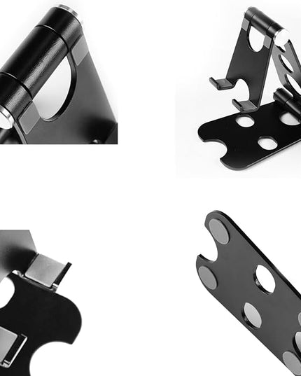 Kado Aluminum Alloy Tablet Stand for Portable Monitor, Foldable iPad Stand Holder Adjustable, Computer Office Desk Accessories for Kindle, Switch, iPad Pro/Air/Mini, iPhone Pro/Max/Plus
