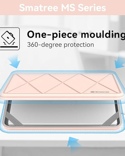Smatree MS89T Hard EVA Protective Sleeve with Stand Compatible for 16 inch Lenovo ThinkBook 16 Gen 8, for 16 inch IdeaPad Slim 5i/5, for Lenovo IdeaPad Pro 5/5i Waterproof Sleeve, Pink