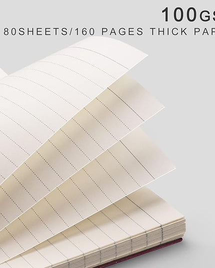 EMSHOI 3 Pack Spiral Notebook 7.48" x 10.15" - B5 Large Composition Notebooks College Ruled, 480 Pages 100gsm Lined Paper, Plastic Hardcover Journals for Writing Women Men Work School Supplies Gifts