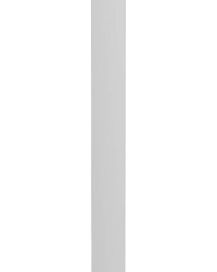 Metal Pole Floor Stand- CTA Premium Thin Profile Retail & Tradeshow Stand with VESA Plate and Base – Compatible with CTA’s Locking Mount (PAD-PARAW) or Any VESA Compatible Mount (ADD-CHKW) - White