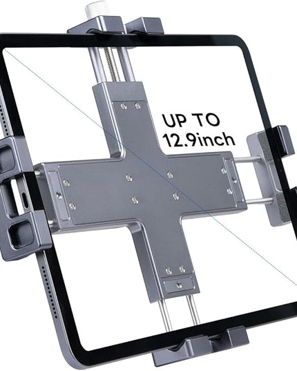FANAUE Tablet Holder for Car with Ball Head, Lightweight Design, 360 Rotatable Ipad Mount - for Your Windshield, Dashboard, or Desk,Compatible with All 8"-12.9" Tablets (iPad mini, iPad Pro 12.9)