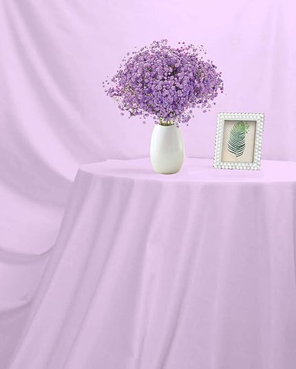 Light Purple Photo Backdrop for Photoshoot Light Purple Background for Photography Photo Backdrop Curtain for Party 8x10 FT