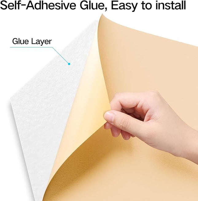 12-Pack Self-Adhesive Acoustic Panels 12" x 10" x 0.4" High-Density, Flame-Resistant Soundproof Foam. Absorbs Noise and Eliminates Echoes, Hexagonal 3D Design(BlackFace)