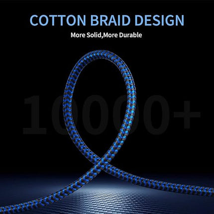 GGMTY 3.5mm Male to Female Extension Stereo Audio Extension Cable 6FT, Cotton-Braided Audio Extension Cable 6ft, Stereo Jack Cord for Phones, Headphones, Speakers, Tablets, PCs and More