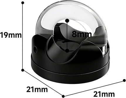 IFNOW Magnetic Cable Clips for Nightstand Self Adhesive Cord Holder Adjustable Clip for Desk, Nightstand, Phone Charger, Computer, Home, Office, Car (Black-New, 6PCS)