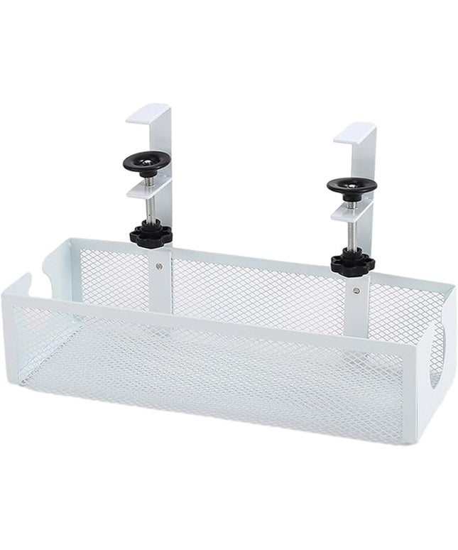Under Desk Cable Tray - Non-Drilling Wire Organizer,Wire Organizer Under Desk,for Family Friends Students Adults Men Women Home Indoor Office Study Kitchen