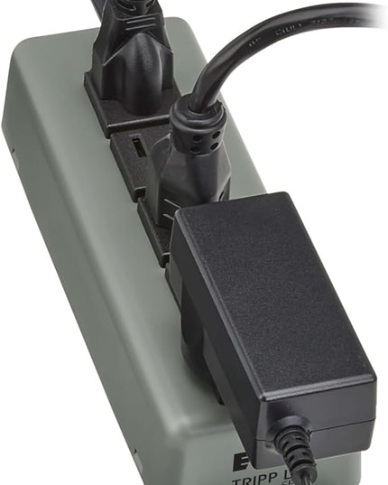 Eaton Tripp Lite Series 5-Outlet Heavy Duty Power Strip, Metal, Mountable (Wall Mount & Under Desk) 15ft Extension Cord, 15A Circuit Breaker, Industrial Garage Shop Work Bench Applications (602-15)