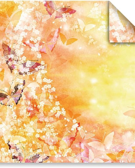 Origami Paper Kit 100 Sheets 70GSM 6 Inch Square Double Sided Color 100 Vivid Solid Colors for Hand Crafts Origami Paper Arts Creativity. Bohemian Blossom