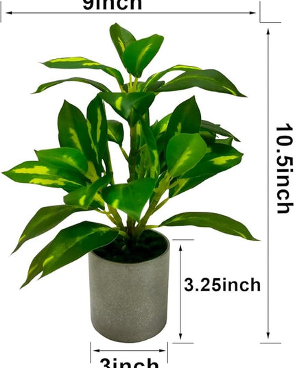 iPreference 4 Pack Mini Potted Fake Plants Artificial Lavender and Campanula Plants for Home Office Desk Room Decoration
